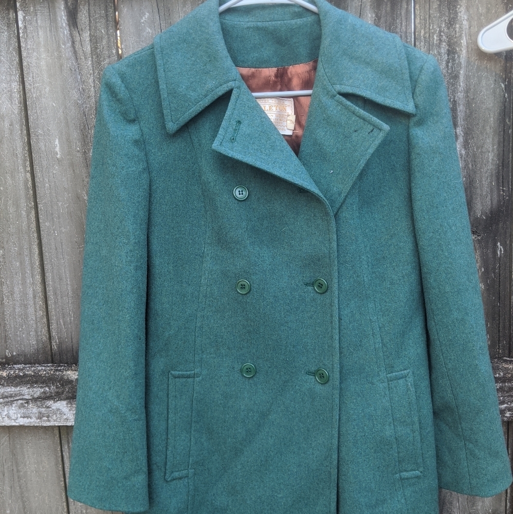 Vintage Green Pendelton Jacket (M)